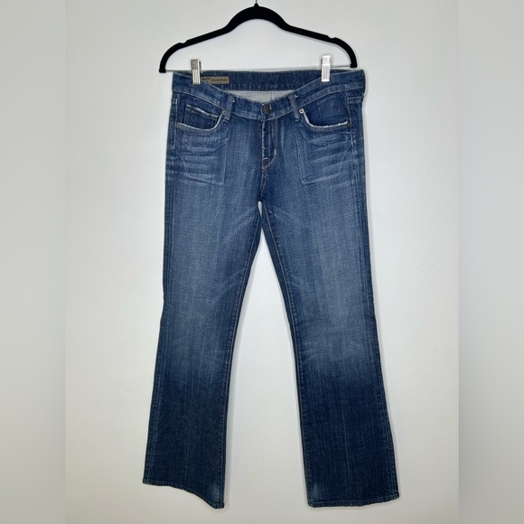 CITIZENS OF HUMANITY Kelly 001 low waist Dark Blue Bootcut jeans Size 29 - Picture 1 of 9